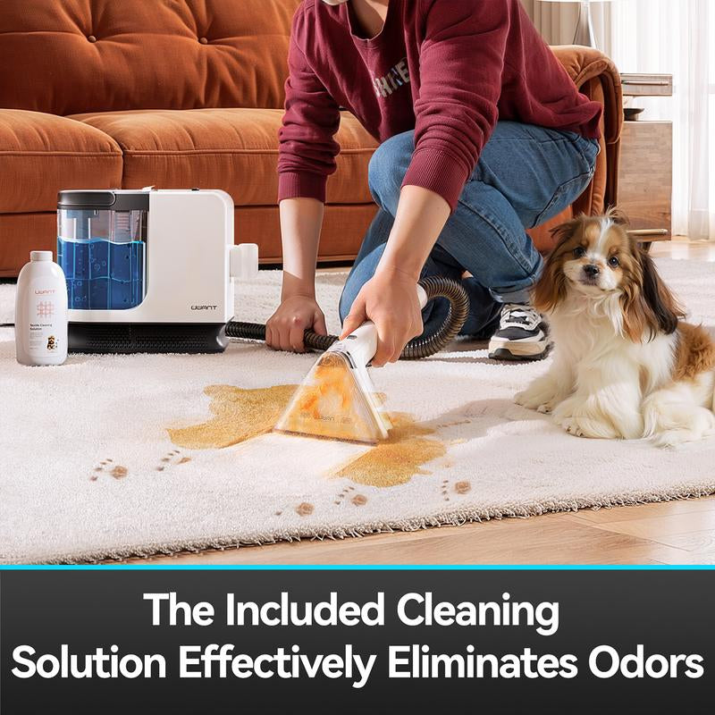 Uwant Portable Carpet Cleaner, 12Kpa Powerful Suction Spot Cleaner Machine, Upholstery Cleaner Machine, Home, Sofa, Car Cleaner