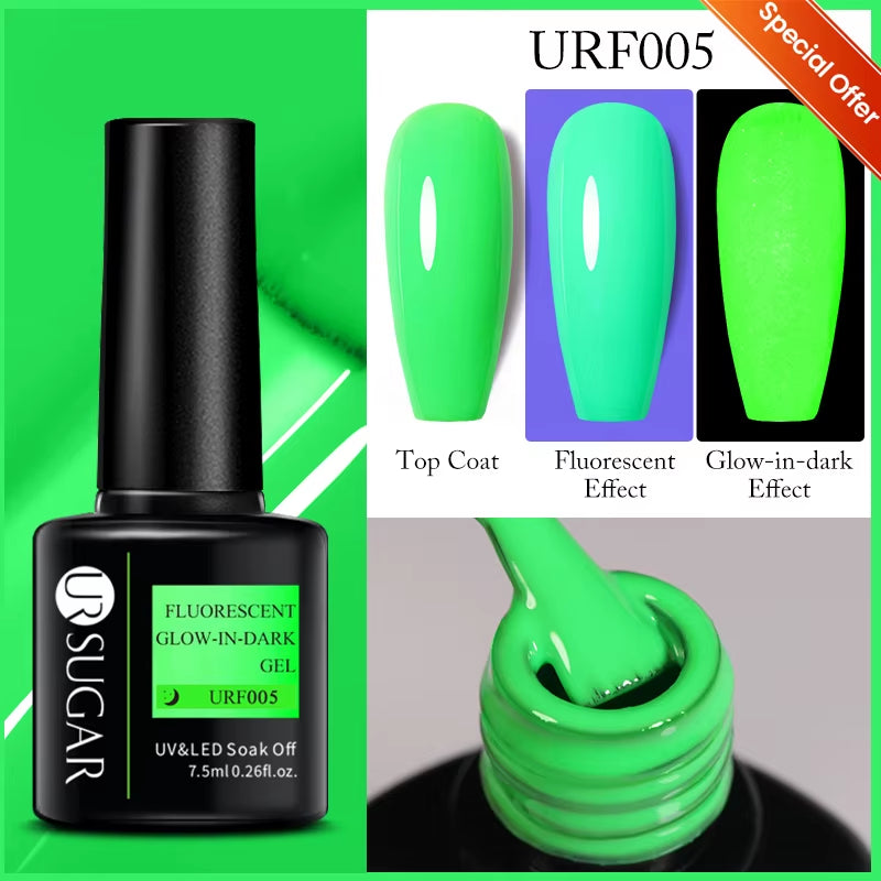 7Ml Champagne Gold Sequins Gel Nail Polish Bright Sparkling Glitter French Semi Permanent Nail Painting UV Gel