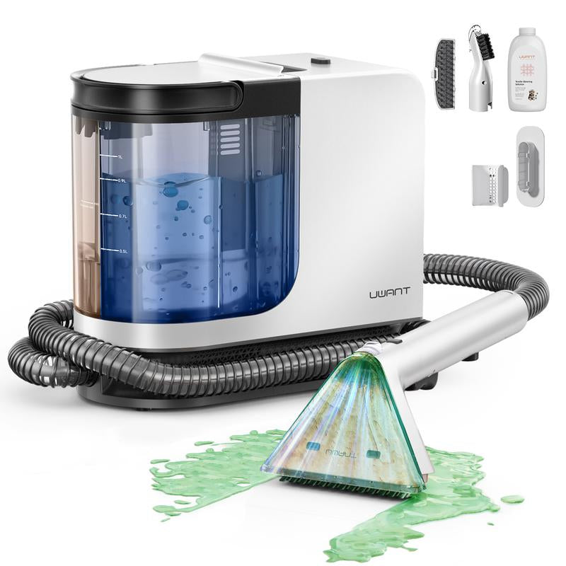 Uwant Portable Carpet Cleaner, 12Kpa Powerful Suction Spot Cleaner Machine, Upholstery Cleaner Machine, Home, Sofa, Car Cleaner
