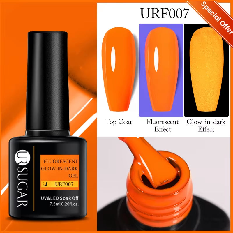 7Ml Champagne Gold Sequins Gel Nail Polish Bright Sparkling Glitter French Semi Permanent Nail Painting UV Gel