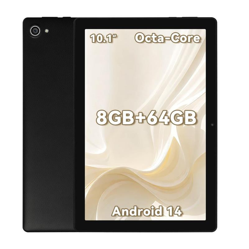 Aeezo Android 13/14 10.1 64GB Android Tablet, Portable All-Metal Design,Upgraded Chipset, Multi Window Display, Powerful Space, Durable Design