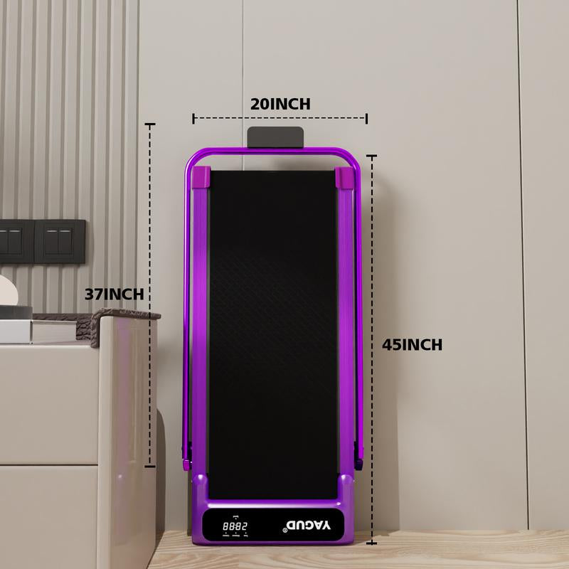 YAGUD Portable under Desk Treadmill with Wheels, Remote Control & LED Display – Treadmill for Home/Office Fitness and Small Spaces