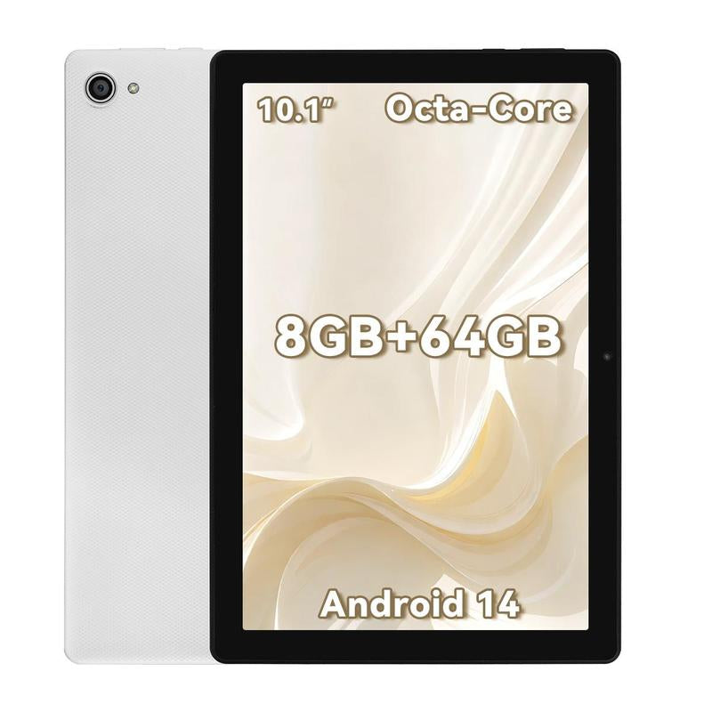 Aeezo Android 13/14 10.1 64GB Android Tablet, Portable All-Metal Design,Upgraded Chipset, Multi Window Display, Powerful Space, Durable Design