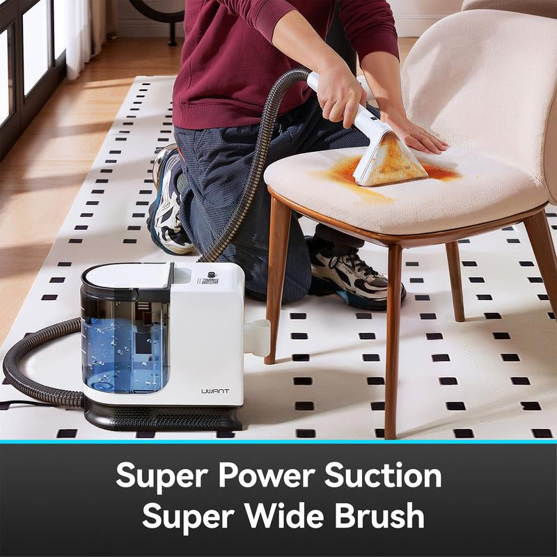 Uwant Portable Carpet Cleaner, 12Kpa Powerful Suction Spot Cleaner Machine, Upholstery Cleaner Machine, Home, Sofa, Car Cleaner