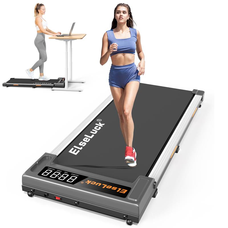 YAGUD Portable under Desk Treadmill with Wheels, Remote Control & LED Display – Treadmill for Home/Office Fitness and Small Spaces